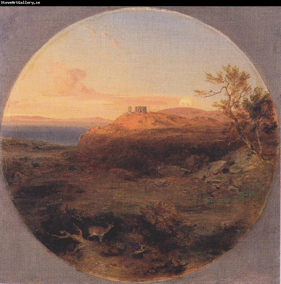 Carl Rottmann Landscape on the island of Aegina